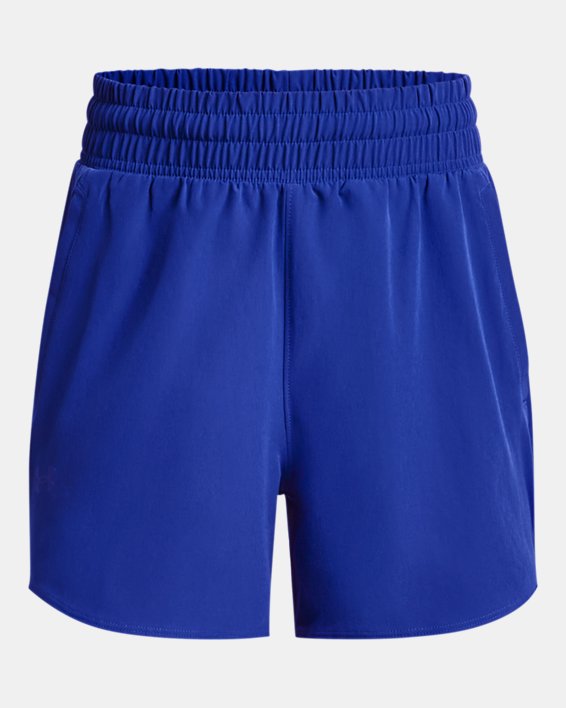 Shorts tejidos de 13 cm UA Flex para mujer, Blue, pdpMainDesktop image number 5